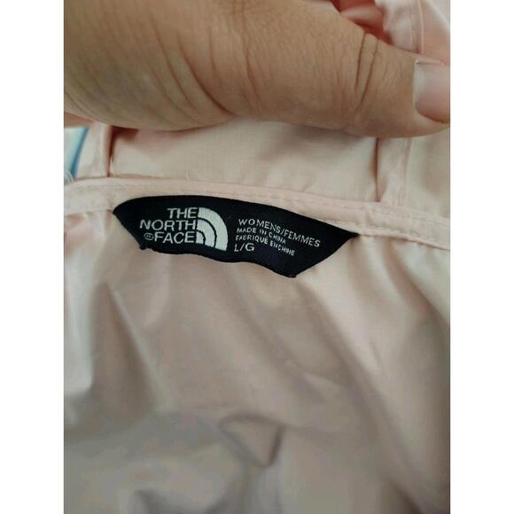 The North Face Colorblock Windwall Women Light Weight Hoodie Zip Up Wind Breaker - Picture 5 of 9